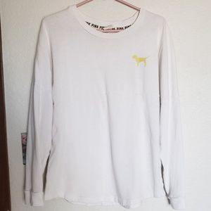 Pink gold sequin sweater shirt